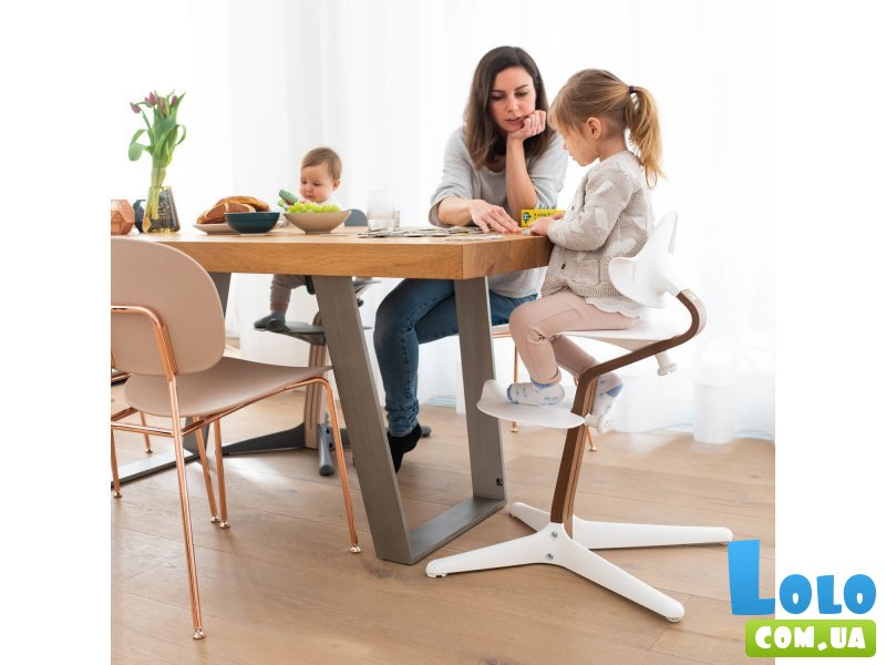 Стульчик детский Nomi, Stokke (walnut white)