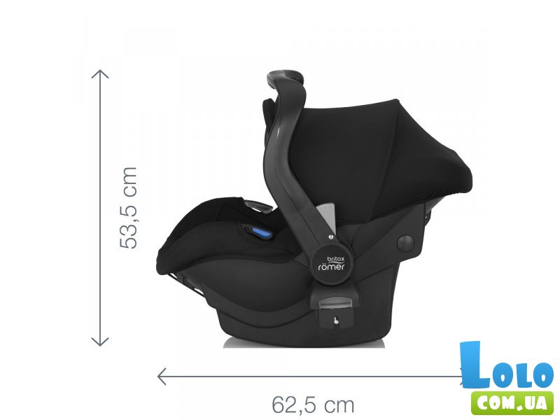 Автокресло Primo, Britax-Romer (серое)