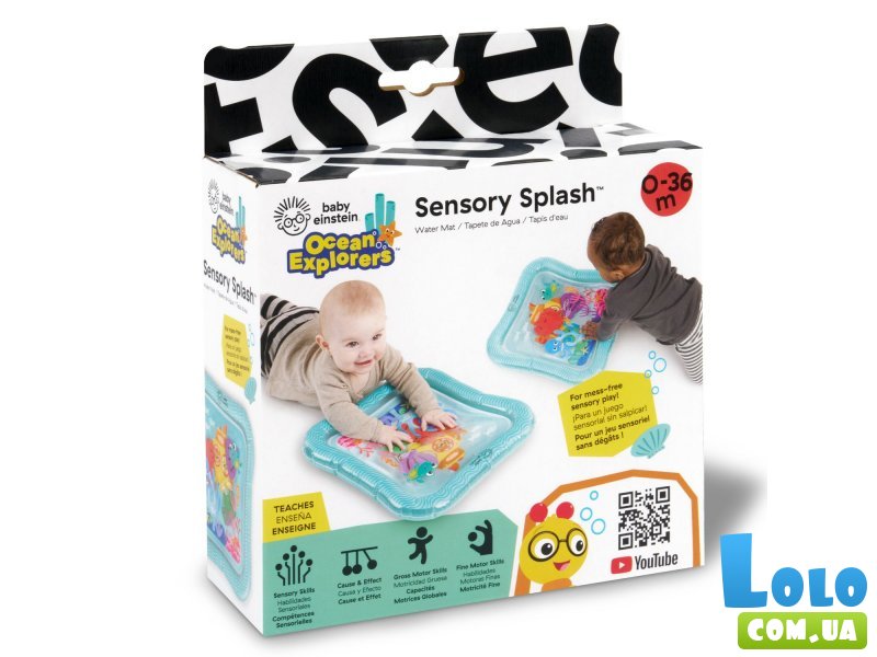 Водный развивающий коврик Sensory Splash, Baby Einstein