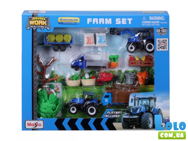 Игровой набор Super farm play, Maisto (blue)