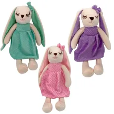 Мягкая игрушка Зайка, Копица, 35 см (в ассортименте)