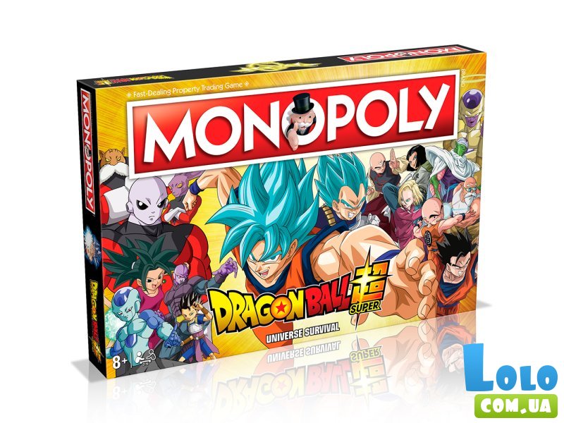 Настольная игра Dragon Ball Super Monopoly, Winning Moves