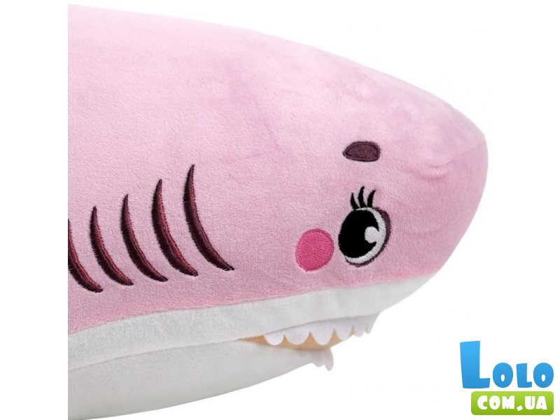 Игрушка плюшевая Акула, WP Merchandise, 100 см (розовая)