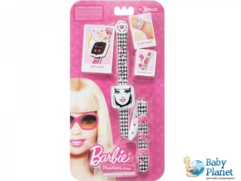 Часы-браслет Barbie со сменными украшениями (ВВРРЖ25)