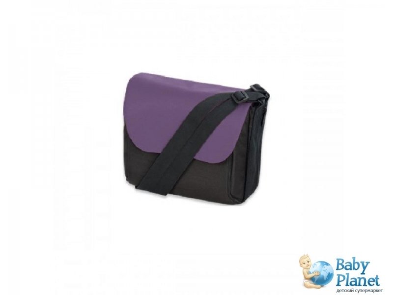 Сумка для коляски Bebe Confort Flexi Bag Sparkling Grape (фиолетовая с черным)