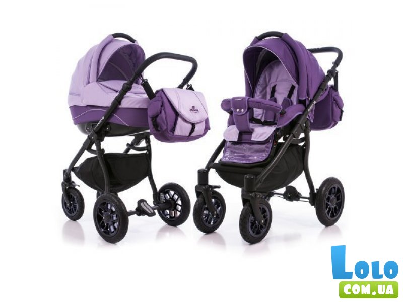 Универсальная коляска 2 в 1 Adamex Jogger 18M (фиолетовая)