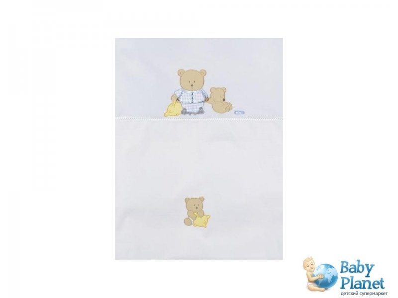 Постельный комплект Feretti Sleepy Bears Blue ПКФ6 (голубой), 6 эл.