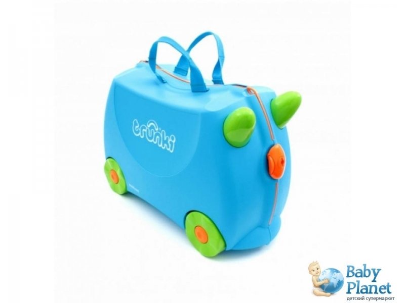 Детский дорожный чемоданчик Trunki Terrance TRU-B054 (голубой)