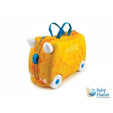 Детский дорожный чемоданчик Trunki Rox Dinosaur TRU-R065 (желтый)
