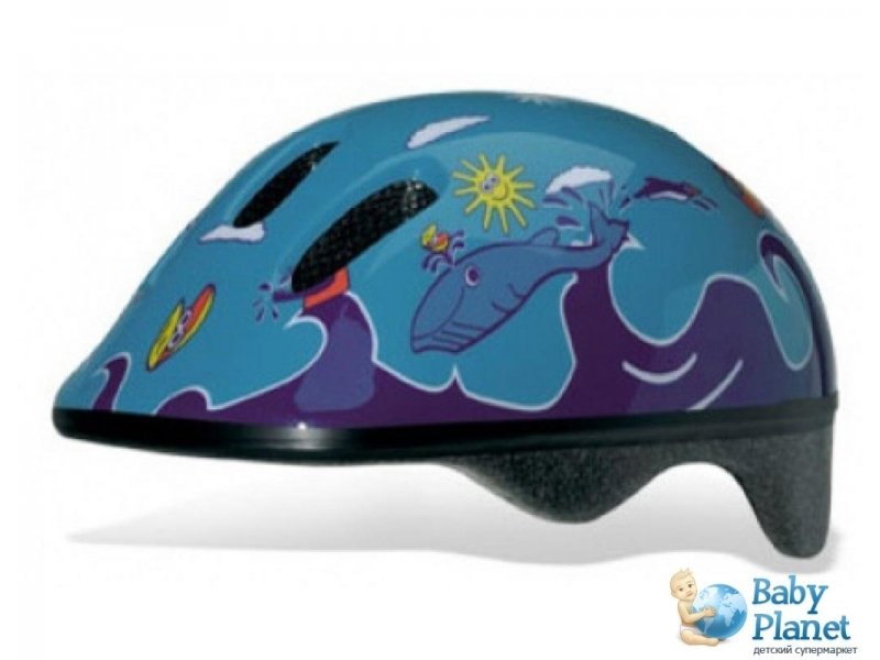 Шлем Bellelli Taglia Fish Azzurro Size-M HEL-64-04 (синий)