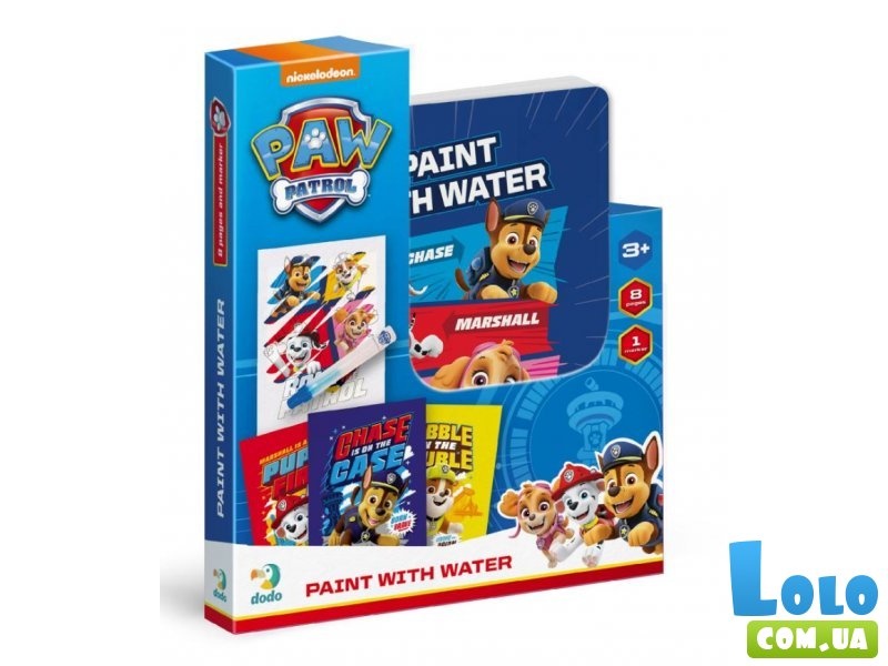 Книга Водные раскраски Paw Patrol, DoDo