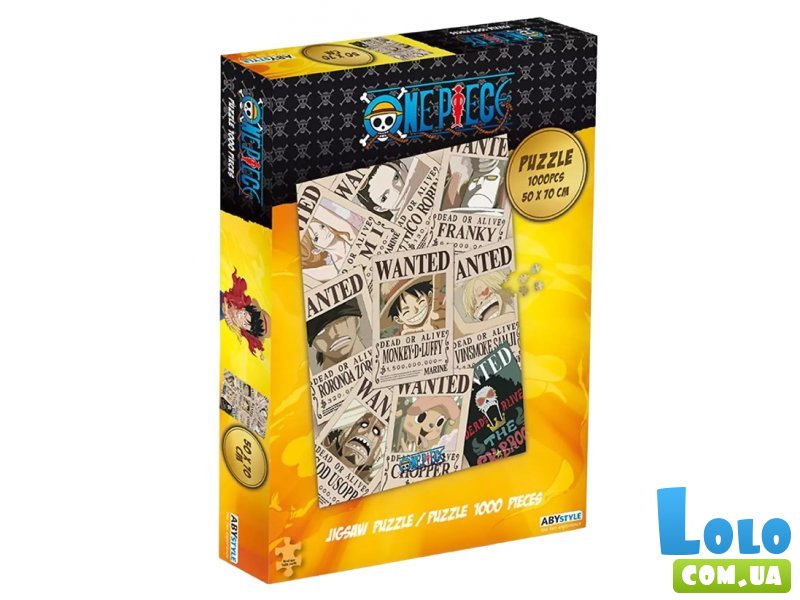 Пазлы One Piece Wanted (Ван Пис), ABystyle, 1000 эл.