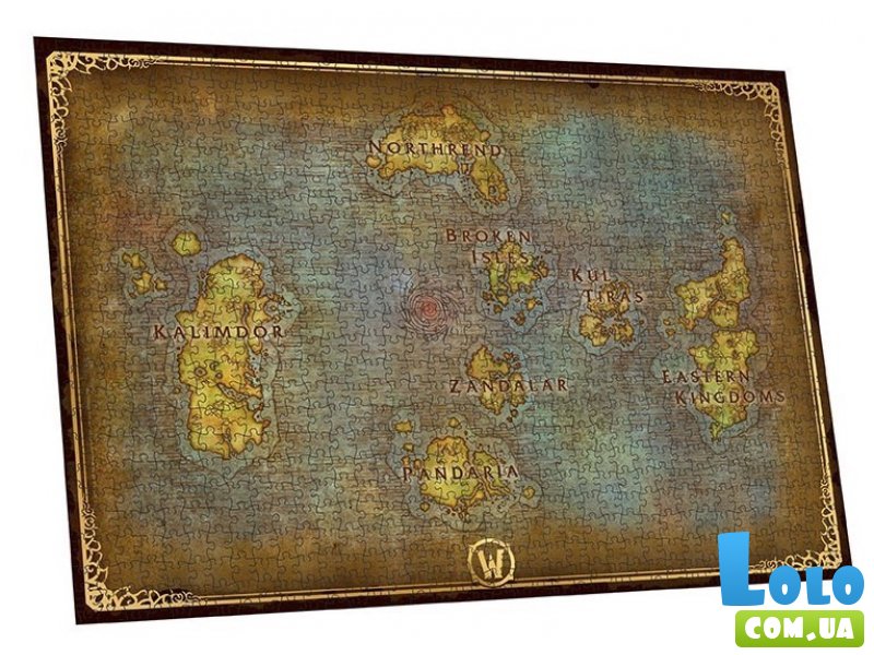 Пазлы World of Warcraft Azeroth's map, ABYstyle, 1000 эл.