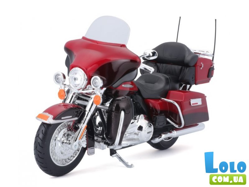 Мотоцикл металлический Harley-Davidson Big Glide, Maisto (metallic red)