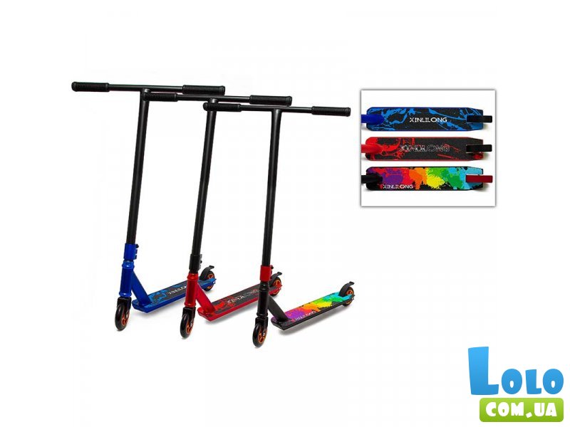 Самокат трюковый двухколесный (в ассортименте)