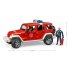 Пожарный джип Wrangler Unlimited Rubicon с фигуркой пожарника, Bruder