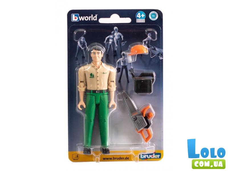 Фигурка Рабочий в лесу, Bruder