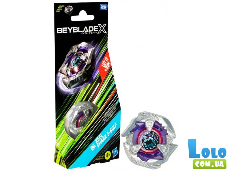 Волчок Beyblade X Keel Shark, Hasbro