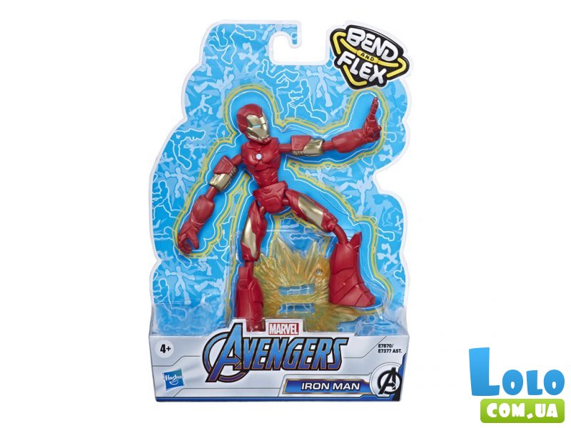 Фигурка Avengers Bend and Flex Железный Человек, Hasbro