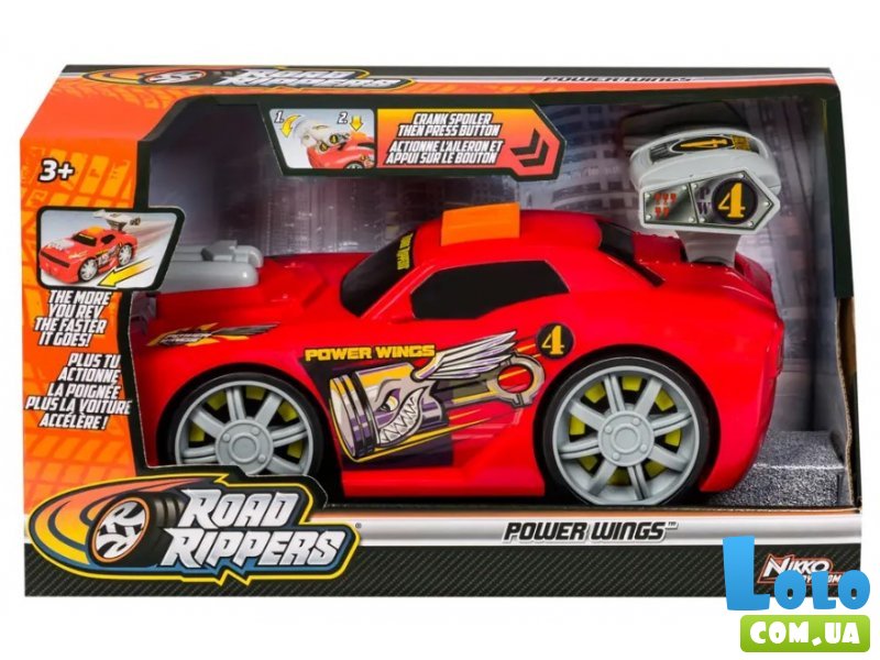 Машина Power Wings Race Car, Road Rippers (красная)