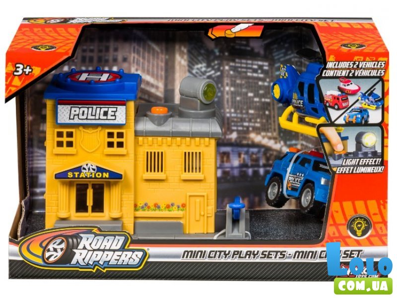 Игровой набор Mini City Playsets Полицейское депо, Road Rippers