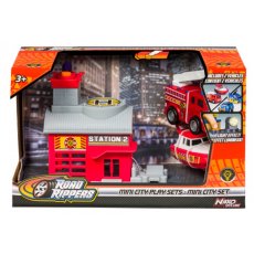 Игровой набор Mini City Playsets Пожарная станция, Road Rippers