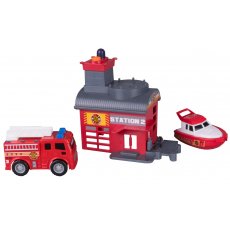 Игровой набор Mini City Playsets Пожарная станция, Road Rippers