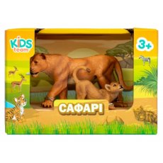 Набор фигурок Сафари. Львица и львенок, Kids Team