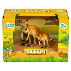 Набор фигурок Сафари. Кенгуру с детенышем, Kids Team