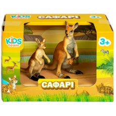 Набор фигурок Сафари. Кенгуру с детенышами, Kids Team