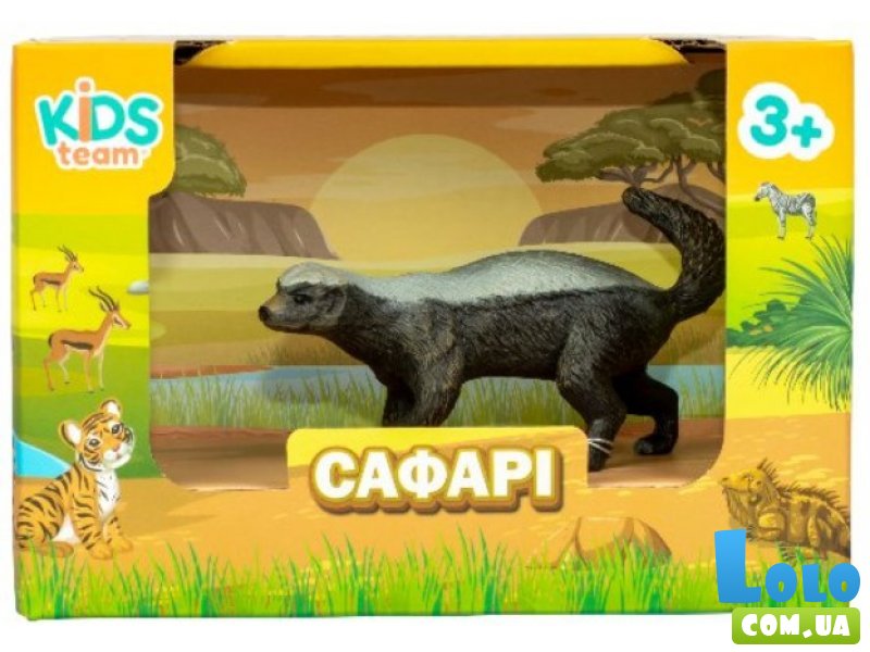 Фигурка Сафари. Медоед, Kids Team