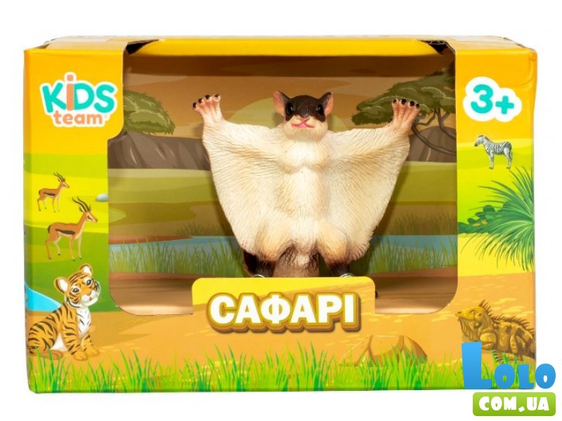 Фигурка Сафари. Белка-летяга, Kids Team