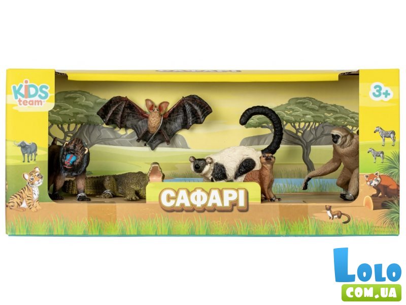 Набор фигурок Сафари. Африканские животные, Kids Team