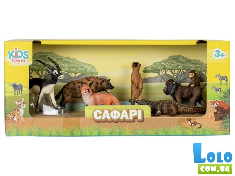 Набор фигурок Сафари. Африканские животные, Kids Team