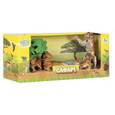 Набор фигурок Сафари. Семья тигров, Kids Team