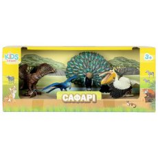 Набор фигурок Сафари. Птицы, Kids Team