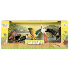 Набор фигурок Сафари. Птицы, Kids Team