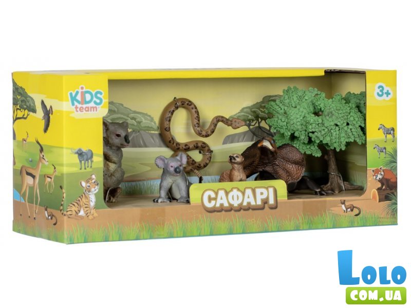 Набор фигурок Сафари, Kids Team