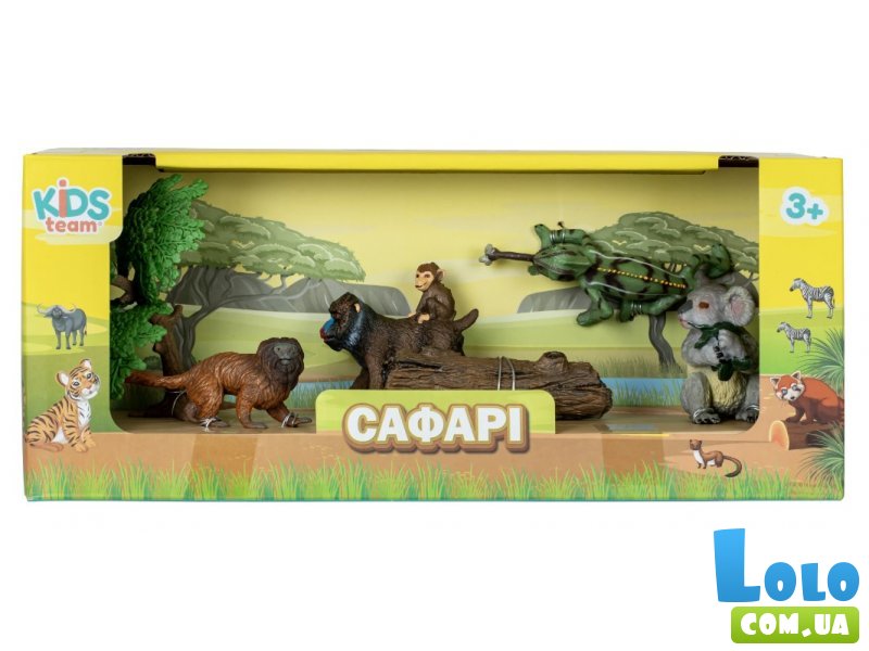 Набор фигурок Сафари, Kids Team