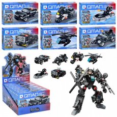 Конструктор Полицейский транспорт, Qman (41107), от 108 дет., (в ассортименте)