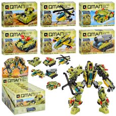 Конструктор Военный транспорт, Qman (41108), от 111 дет., (в ассортименте)