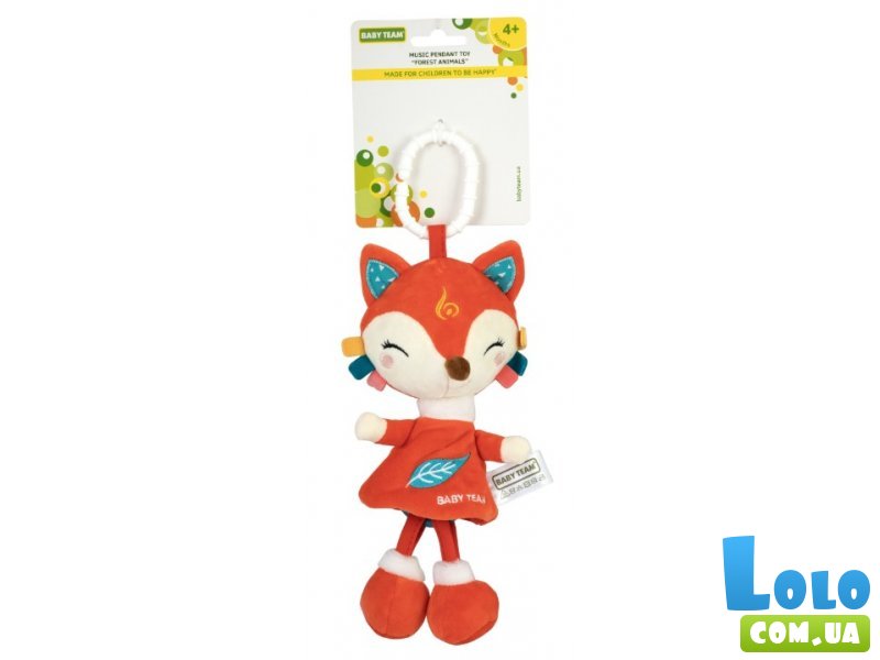 Игрушка-подвеска музыкальная Лесные жители, Baby Team (в ассортименте)