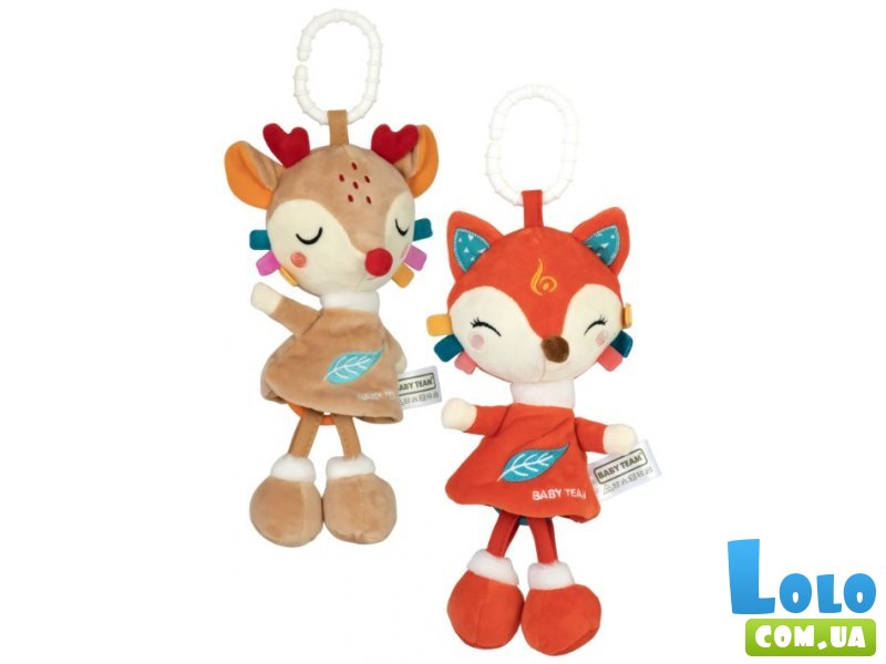 Игрушка-подвеска музыкальная Лесные жители, Baby Team (в ассортименте)