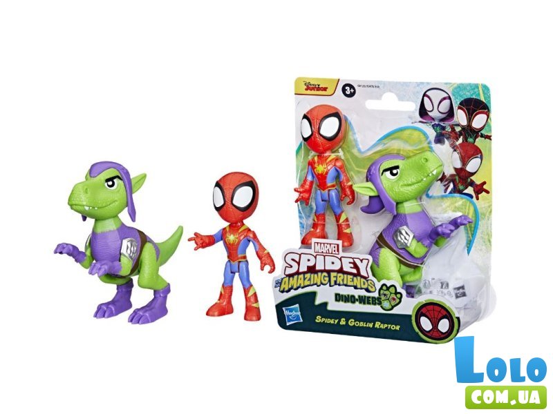Набор фигурок Спайди и Гоблин-Раптор, Hasbro