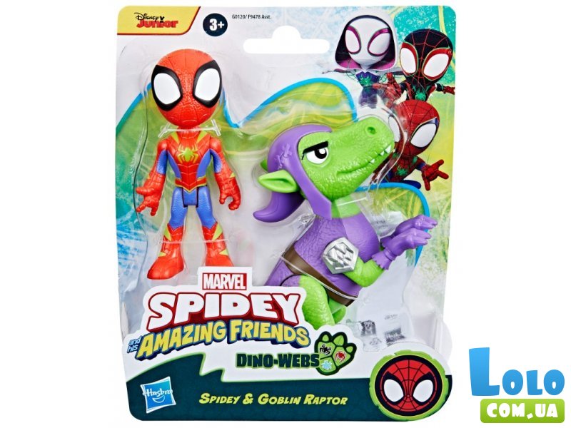 Набор фигурок Спайди и Гоблин-Раптор, Hasbro