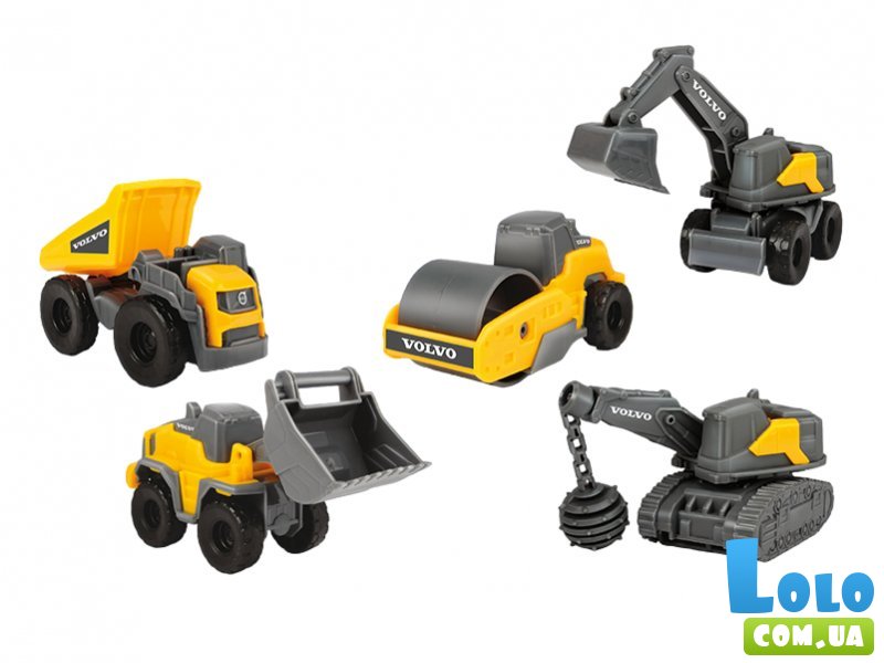 Игровой набор Вольво. Микроработники, Dickie Toys