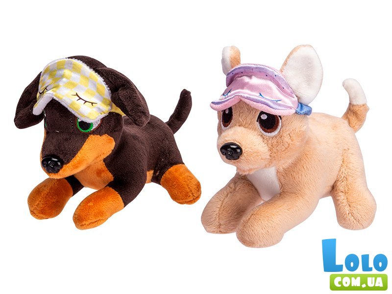 Мягкая игрушка Собачка Сладкие сны с сумочкой, Chi Chi Love, 15 см (в ассортименте)