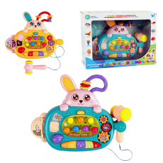 Развивающая музыкальная игрушка Зайчик-развивайчик, WToys (в ассортименте)