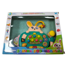 Развивающая музыкальная игрушка Зайчик-развивайчик, WToys (в ассортименте)
