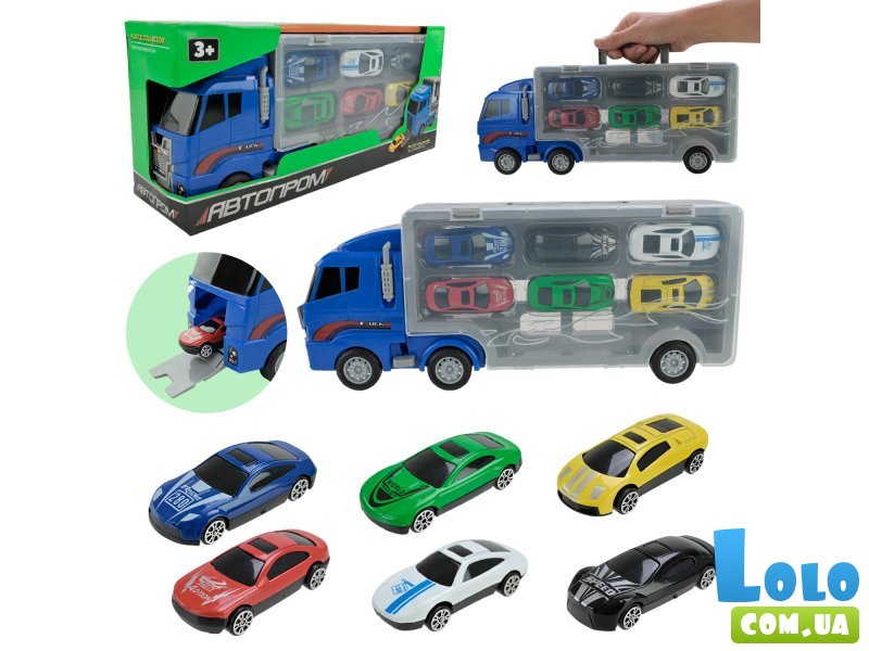 Трейлер с машинами